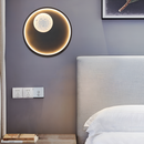 Настінний світильник місяць чорний D-30 cm Led Black Moon 251122-100006623