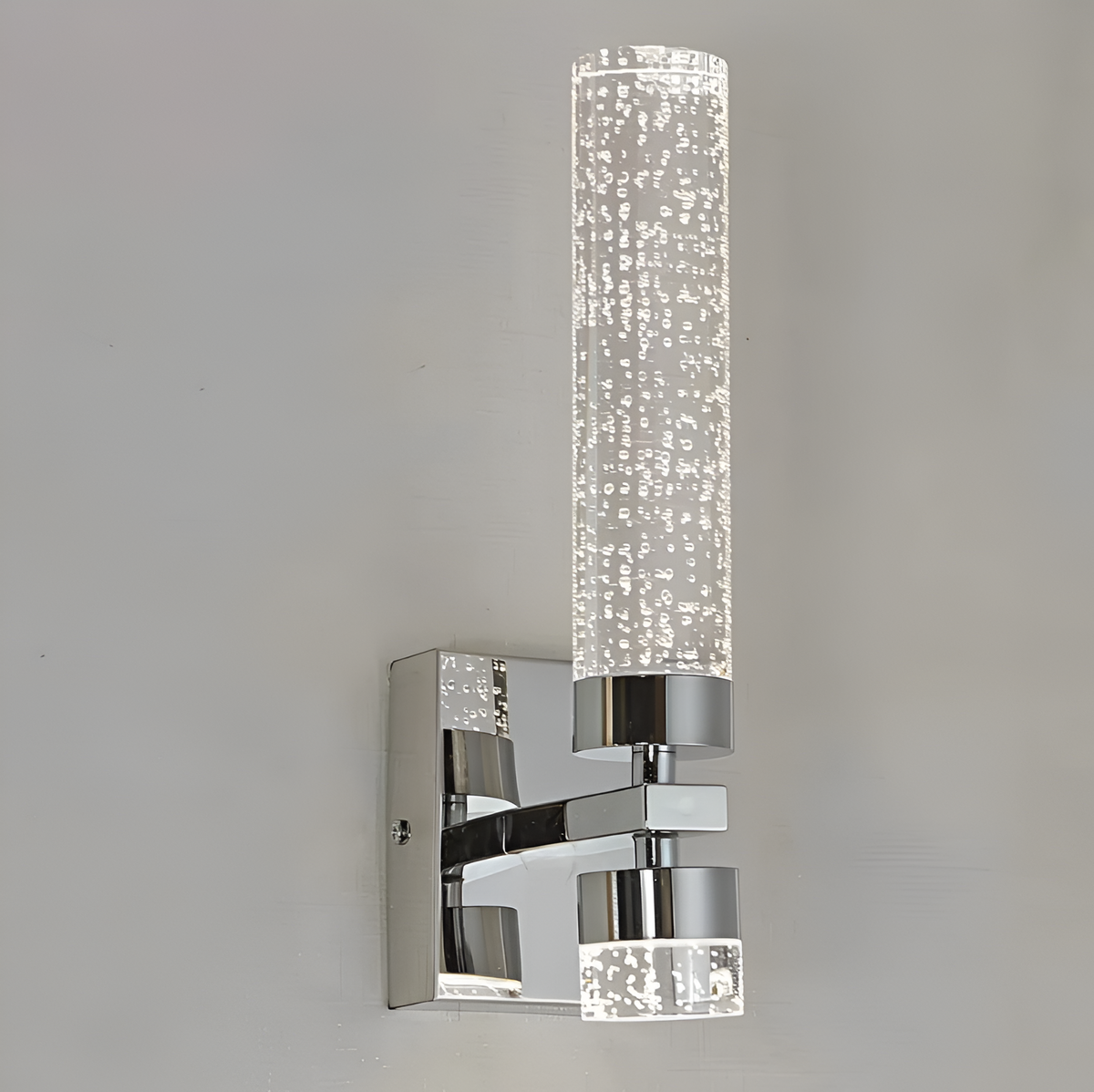 Настінний світильник хромовий H-35W Led 10W Chrome Bubbles tube 251122-100006537