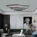 Люстра чорна L-80 cm Led 76W 3000K-6000K Black Celestial 260118-100007247