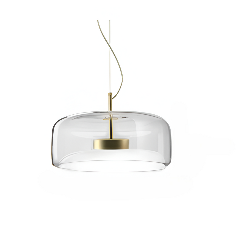 Підвісний світильник прозорий D-33 cm Gold+Clear Jube 251131-100006755