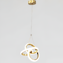 Підвісний світильник золотий D-25.5 cm Led 38W Gold Crystal 251035-100006405