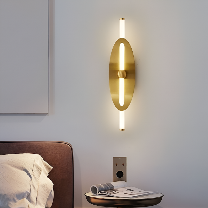 Настінний світильник золотий H-80 cm Led 8W Gold Imitation 251131-100006590