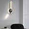 Настінні світильники Led H-47 cm Led 20W 3000K 4000K 6000K Black Spot oval 250122-100004024
