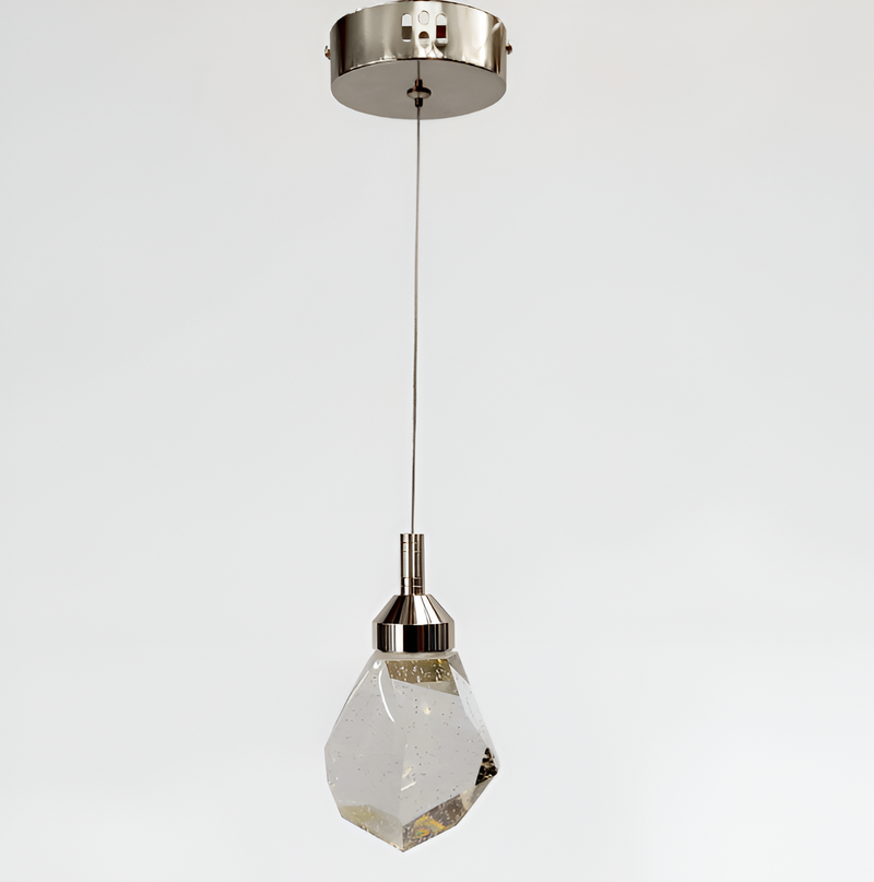 Підвісний світильник срібний D-8.5 cm Led 4000К Chrome Crystal 251035-100006408