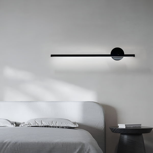 Настінний світильник чорний бокове світло L-90 cm Led 24W 4000K Black Pipe Line Pin 251160-100006561