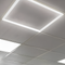 Стельовий світильник білий квадратний  L-59.5 cm Led 40W 4000K White Square 251062-100006285