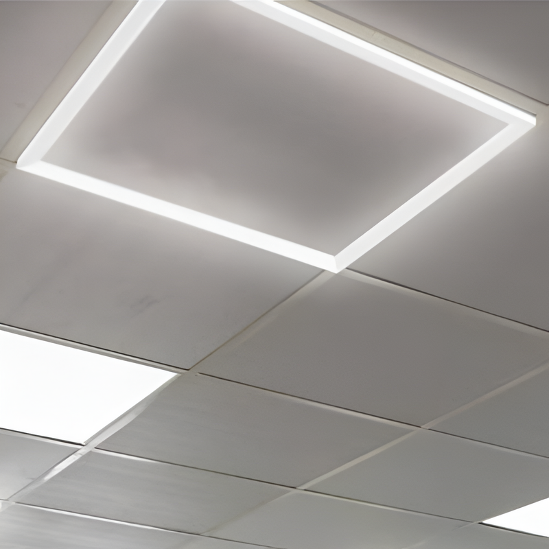 Стельовий світильник білий квадратний  L-59.5 cm Led 40W 4000K White Square 251062-100006285