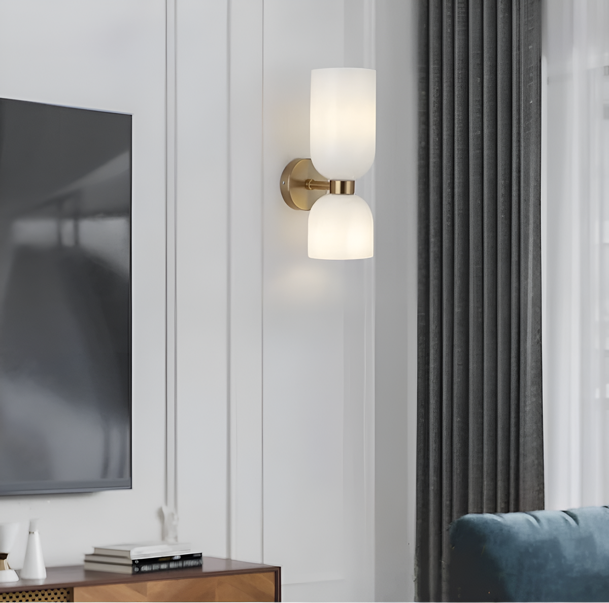 Настінний світильник H-36 cm G9 White+Gold Edie 251218-100006954