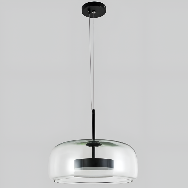 Підвісний світильник прозорий D-33 cm Led 9W Black+Clear Jube 251131-100006752