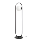Торшер чорний Е14 H-130 cm Black+White Bollo 260263-100007532