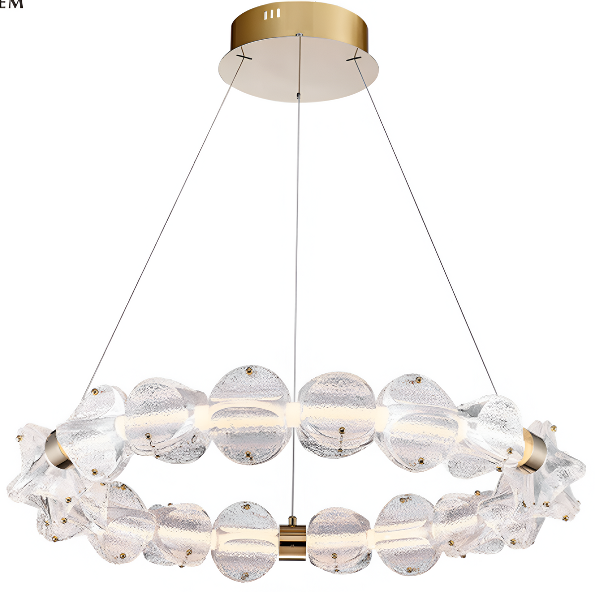 Підвісна люстра золота D-80 cm Led 55W Gold Bracelet 260817-100008560