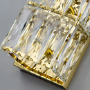 Настінний світильник золотий кришталевий H-32 cm G4 Gold Crystal square 251222-100006912