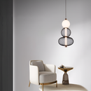 Підвісний світильник H-40 cm Led 6W 3000K Black+White Lattice 260131-100007196