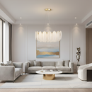 Підвісна люстра золота 8хЕ14 D-60 cm Gold Feathers 260235-100007559