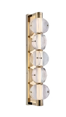 Настінний світильник золотий H-58 cm Led 20W Gold Bracelet 260817-100008562