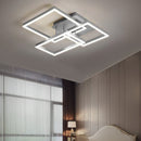 Люстра стельова Squares and rectangle L730 Led 120W 3000K 4000K 6000K Silver / Gold / Coffee 240419-100003235