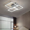 Люстра стельова Squares and rectangle L730 Led 120W 3000K 4000K 6000K Silver / Gold / Coffee 240419-100003235