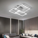 Люстра стельова Squares and rectangle L730 Led 120W 3000K 4000K 6000K Silver / Gold / Coffee 240419-100003235