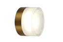 Настінний світильник IP54 D-14 cm Led 5W 4000K Gold+Clear 251036-100006270