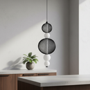 Підвісний світильник H-60 cm Led 17W 3000-6000K Black+White Mesh 251135-100006608