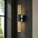 Настінний світильник чорний H-35 cm Led 10W Black Bubble Tube 251176-100006540