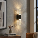 Настінний світильник чорний H-37 cm Led 6W Black Relief 251222-100006764