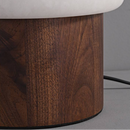 Настільні лампи зі світлого / темного дерева H-25 cm D-20 cm Led 3000K Wood+White Nest 260758-100008319