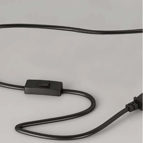 Торшер чорний з тумбою з бездротовою зарядкою H-160 cm E27 Black Helga 260758-100008331