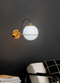 Настінний світильник Bollo D-15 см E27 Gold + White 250431-100004294