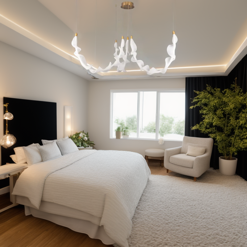 Підвісна люстра Silk 33W 4000K Gold + White 250431-100004322