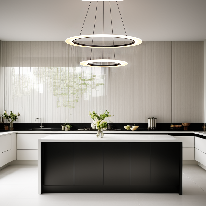 Люстра Longi Circle 90W 3000К-6000К Black 250419-100004369