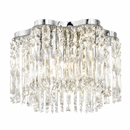 Люстри срібні D-40 cm / D-60 cm H-25 cm E14 Chrome Crystal 260748-100008492