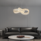 Люстра підвісна золота з кришталевим плафоном Петля L-59 cm Led 120W Gold+Transparent Crystal diamond knot 250735-100005474
