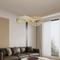 Люстра підвісна золота з кришталевим плафоном Петля L-59 cm Led 120W Gold+Transparent Crystal diamond knot 250735-100005474