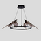 Люстра підвісна Birds D-92cm Ledx6 Black+Chrome 250635-100005171