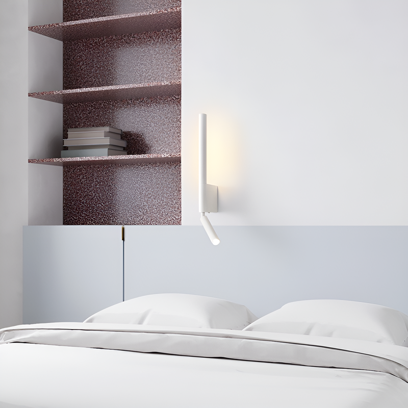 Бра з вимикачем на корпусі Лед H-43 cm Led 11W Black /White 4000K Kono read 240258-100003053