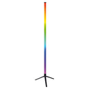 Торшер чорний різнокольоровий Лед Led 10W RGB Black Rainbow 250755-100005440