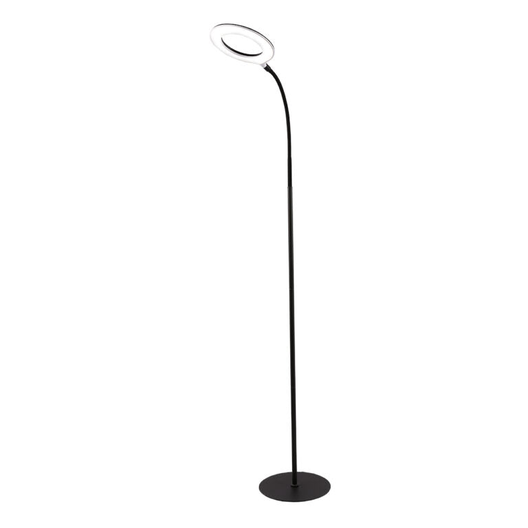 Торшер чорний з гнучким плафоном H-169 cm Led 7W 5000K Black 250755-100005442