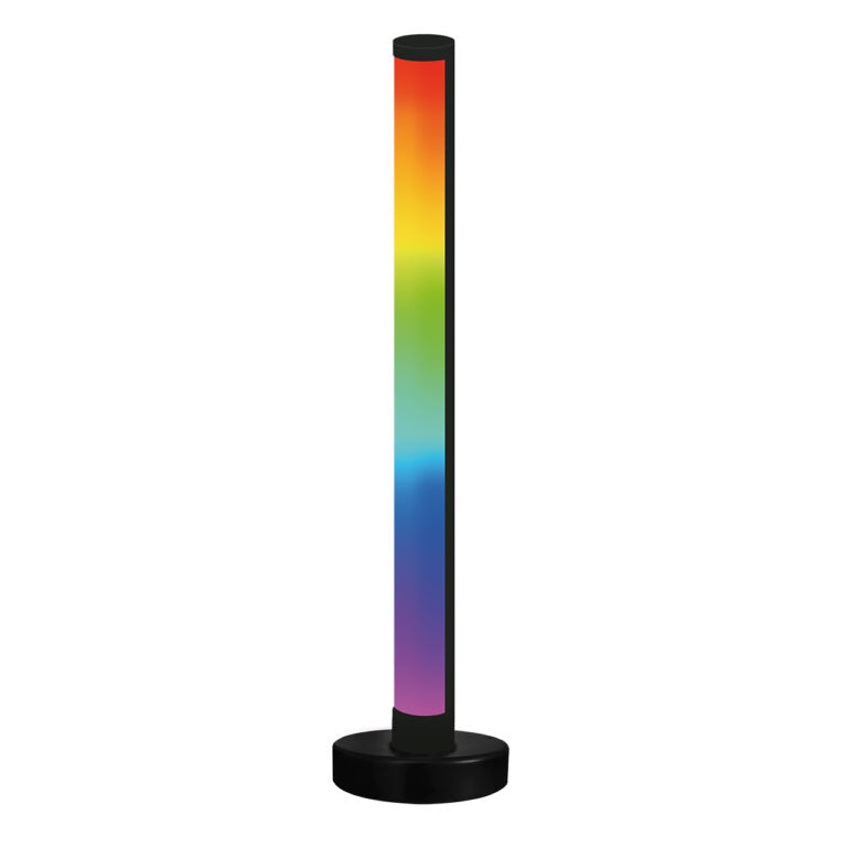 Торшер чорний різнокольоровий Лед Led 5W RGB Black Rainbow 250755-100005441