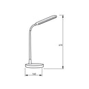 Світильник настільний білий USB+BATTERY Led 10W 4000K White Lumeno 250955-100005920