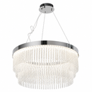 Підвісна люстра срібна D-50 cm Led 55W 2800K-6000K Chrome Beads 260748-100008497