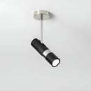 Спот чорний з хромом GU10 Black+Silver Tube Spoon 260219-100007528