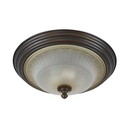 Люстра стельова кругла вінтажна коричнева D-40 cm E27 Brown Vintage 250719-100005695