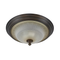Люстра стельова кругла вінтажна коричнева D-40 cm E27 Brown Vintage 250719-100005695