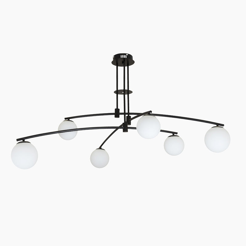 Люстра Satellite bk bubble 6/9xE27 D1150/ D1300 Black 240931-100003754