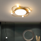 Стельова люстра світильник золота / чорна кругла D-40/D-50 cm Black/Gold Ceiling Orbital 230858-100002434