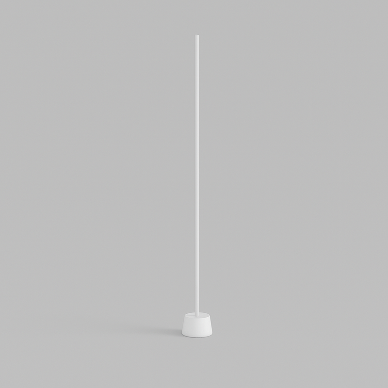Торшер металевий лінійний чорний/білий H-131 cm Led 12W Black/White Pipeline 250725-100005509