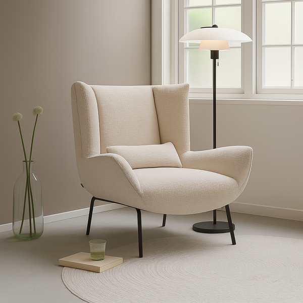 Торшер чорний з білим матовим плафоном Мінімал H-150 cm E27 Black+White Minimal 25079-100005488