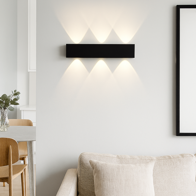 Настіний світильник чорний L-30/ 60/ 85/ 115 cm Led 4000K Black Line 250718-100005518