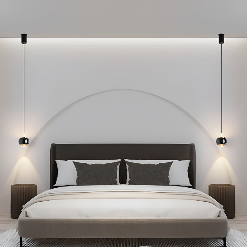 Підвіс чорний / білий / кавовий / сірий / синій D-10 cm Led 13W 4000К Black/White/Coffee/Grey/Blue Lens 231158-100002784